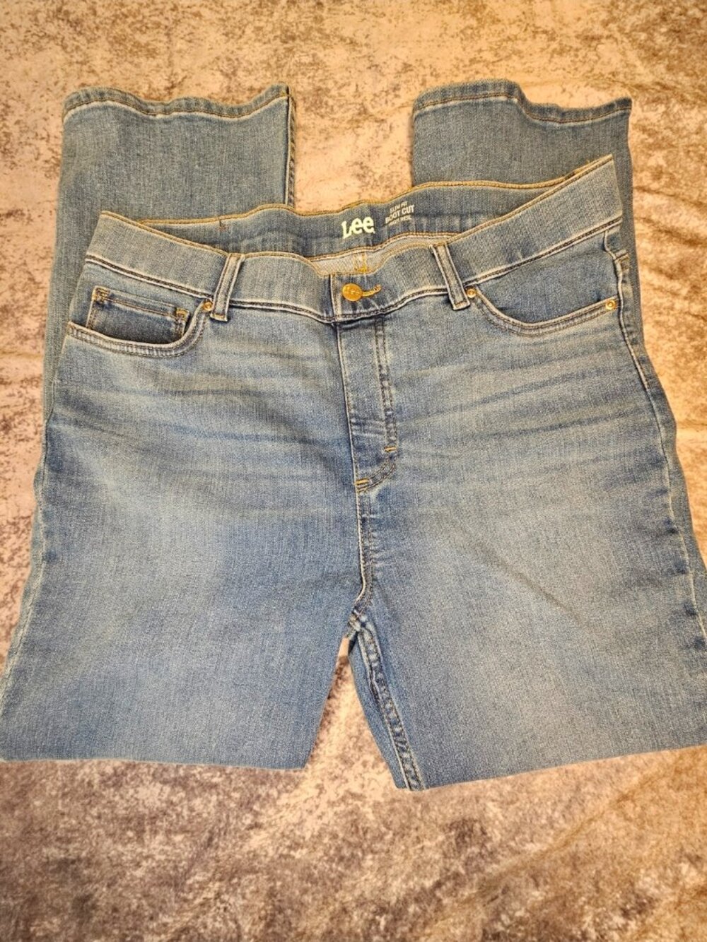 Lee Women's High Rise Bootcut Stretch Jeans in Medium Wash